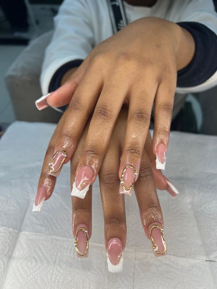 Lin nail artist square nail set