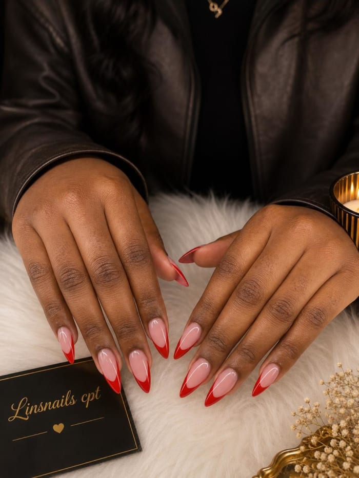 Lin nail artist stiletto nail set