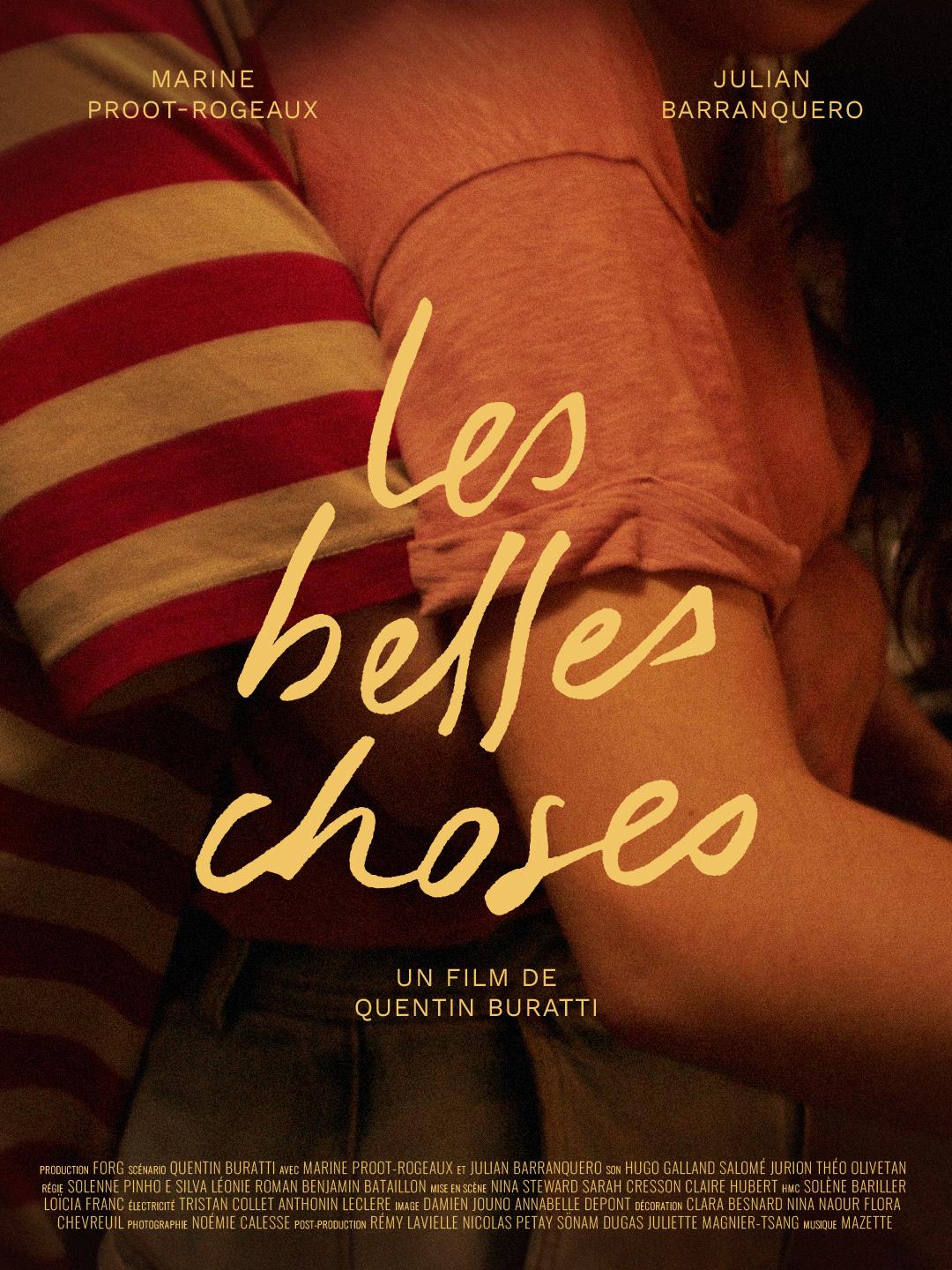 Affiche du
                    film Les Belles choses