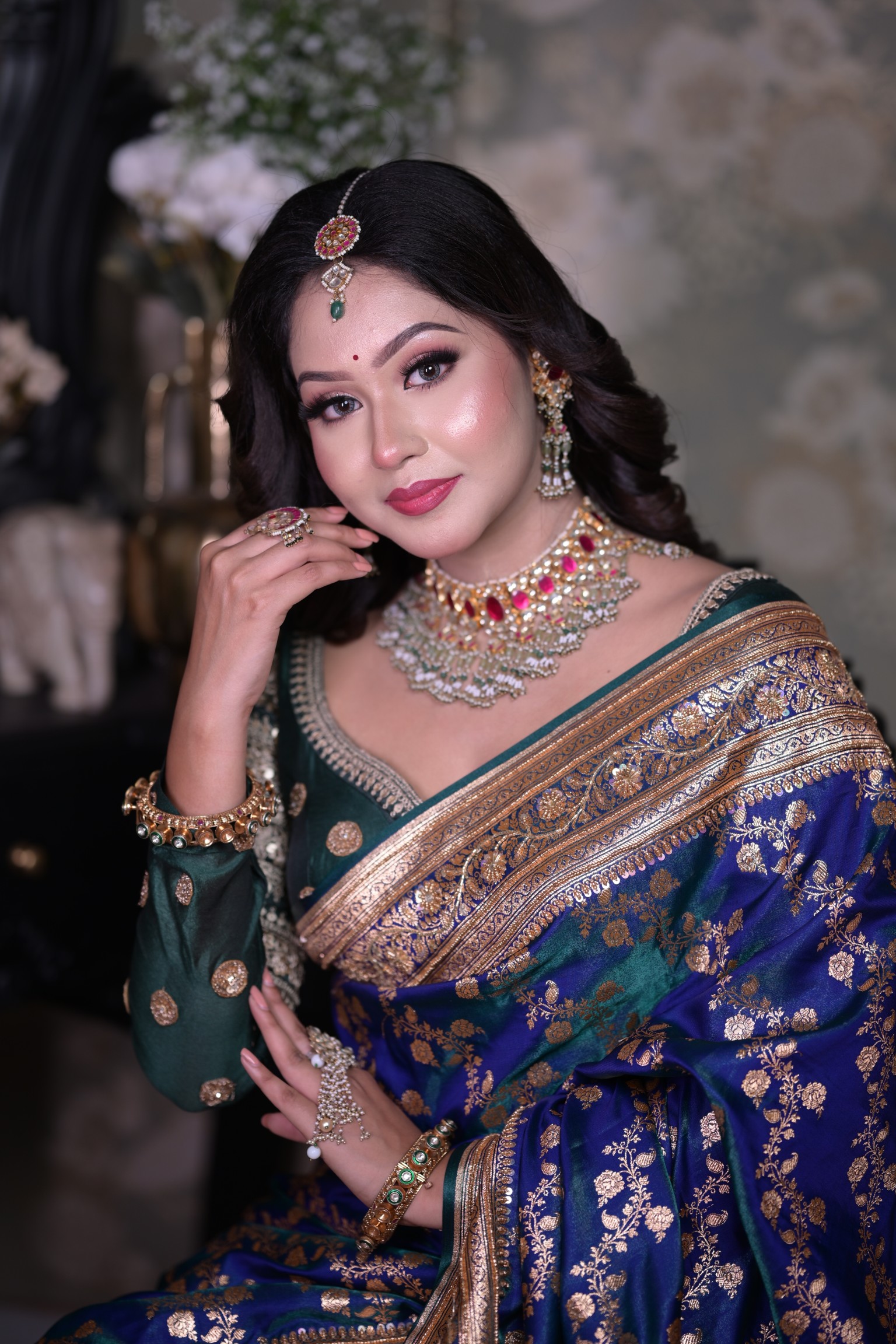 Best bridal makeup service for Indian weddings.