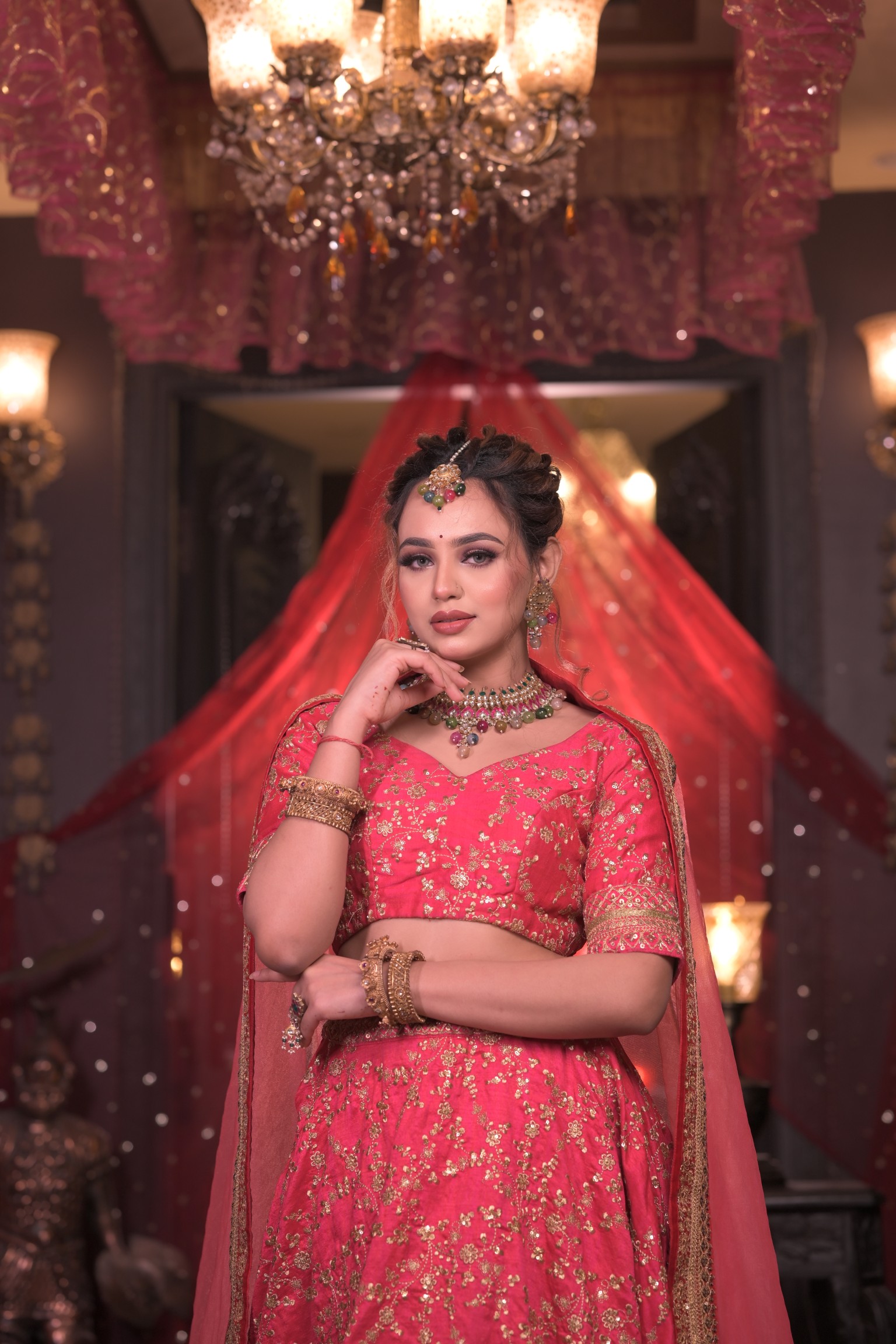 Best bridal makeup service for Indian weddings, elegant look.