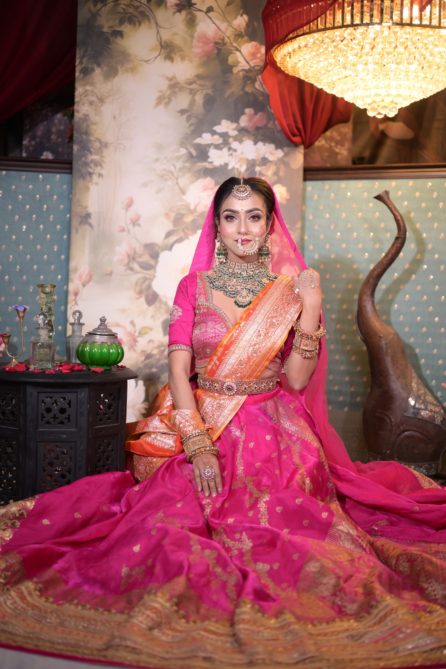 Best bridal makeup service for Indian weddings.