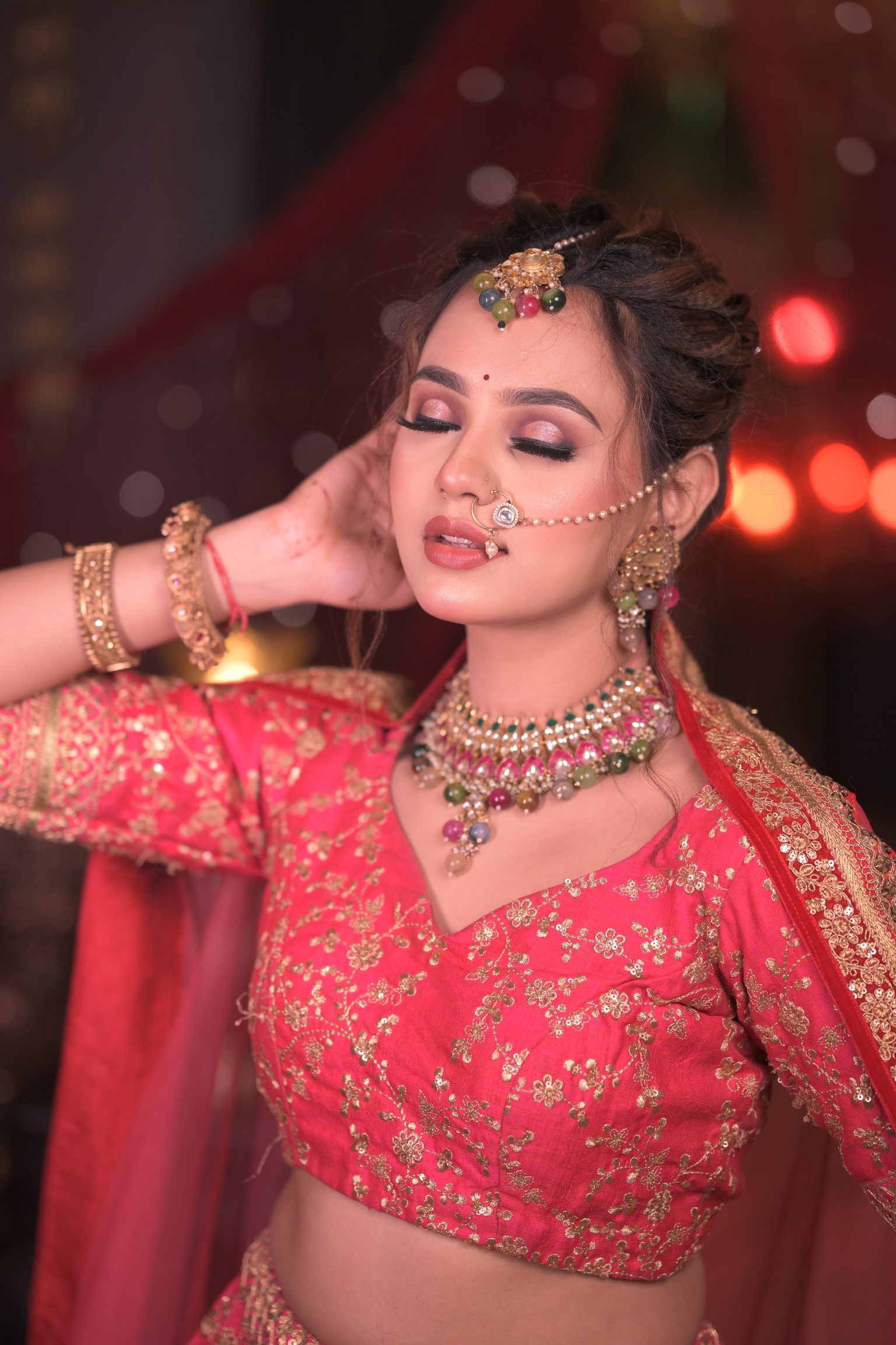 Best bridal makeup service for Indian weddings near me.
