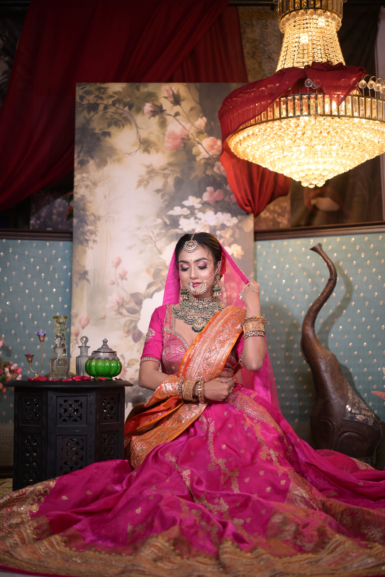 Indian bridal makeup service for a stunning wedding day look.