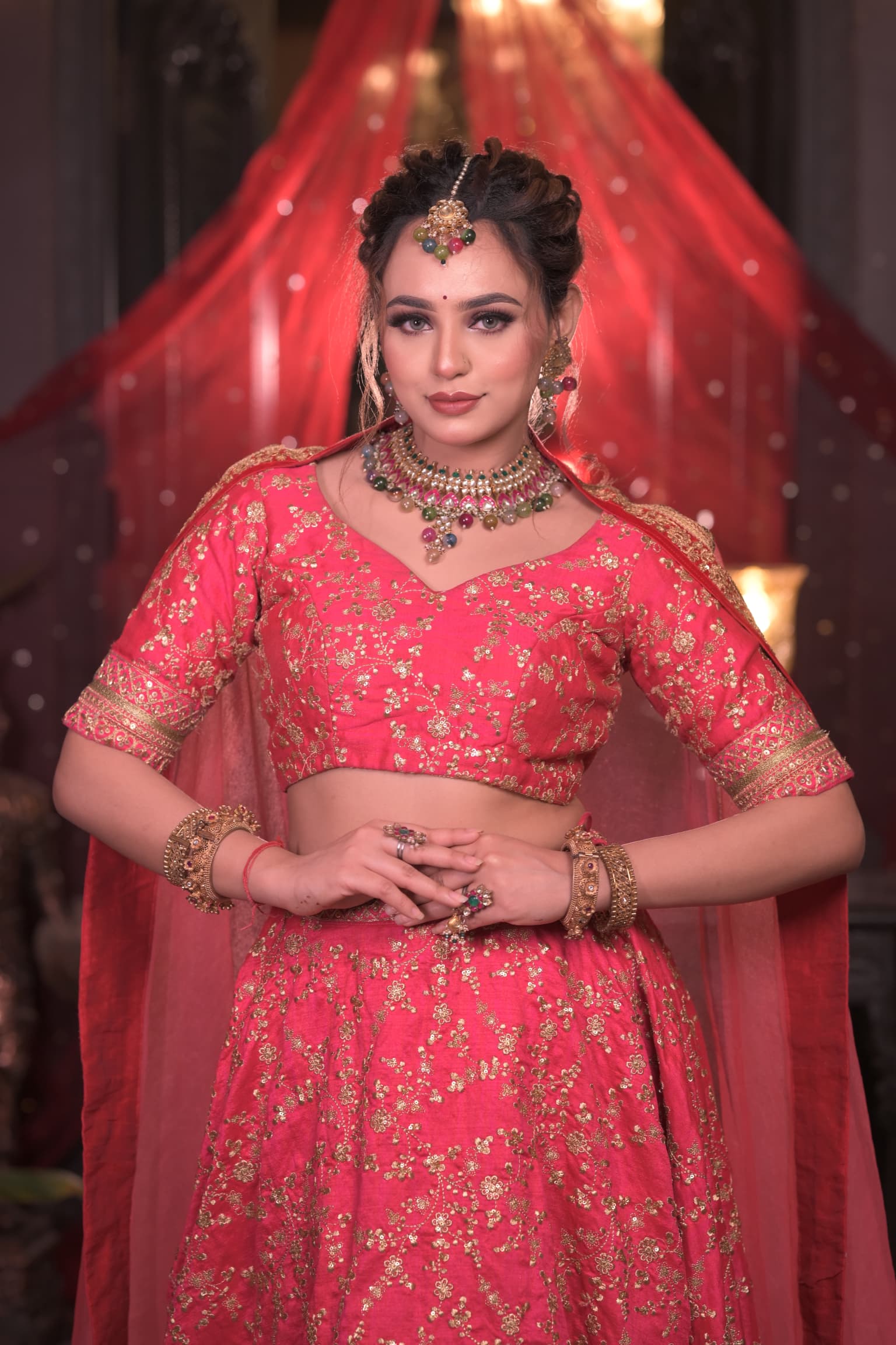 Best bridal makeup service for Indian weddings, flawless HD finish