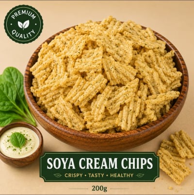 Soya Cream Chips 200g pack
