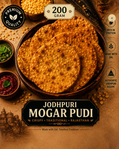Special Jodhpuri Mogar Pudi(Ground Nut) 200g pack