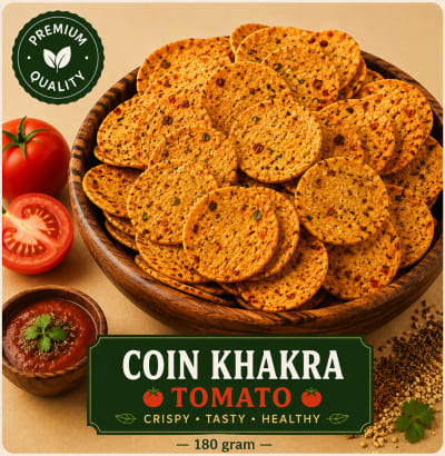 Tomato Coin Khakra 180g pack