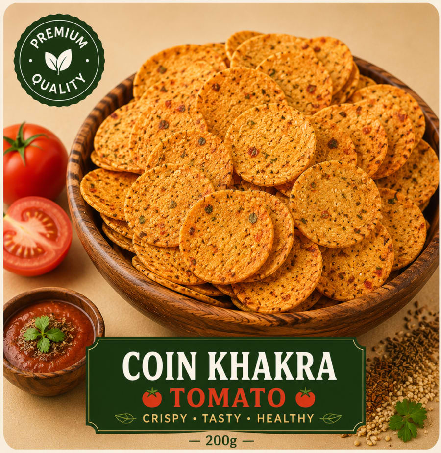 Tomato Coin Khakra 200g pack