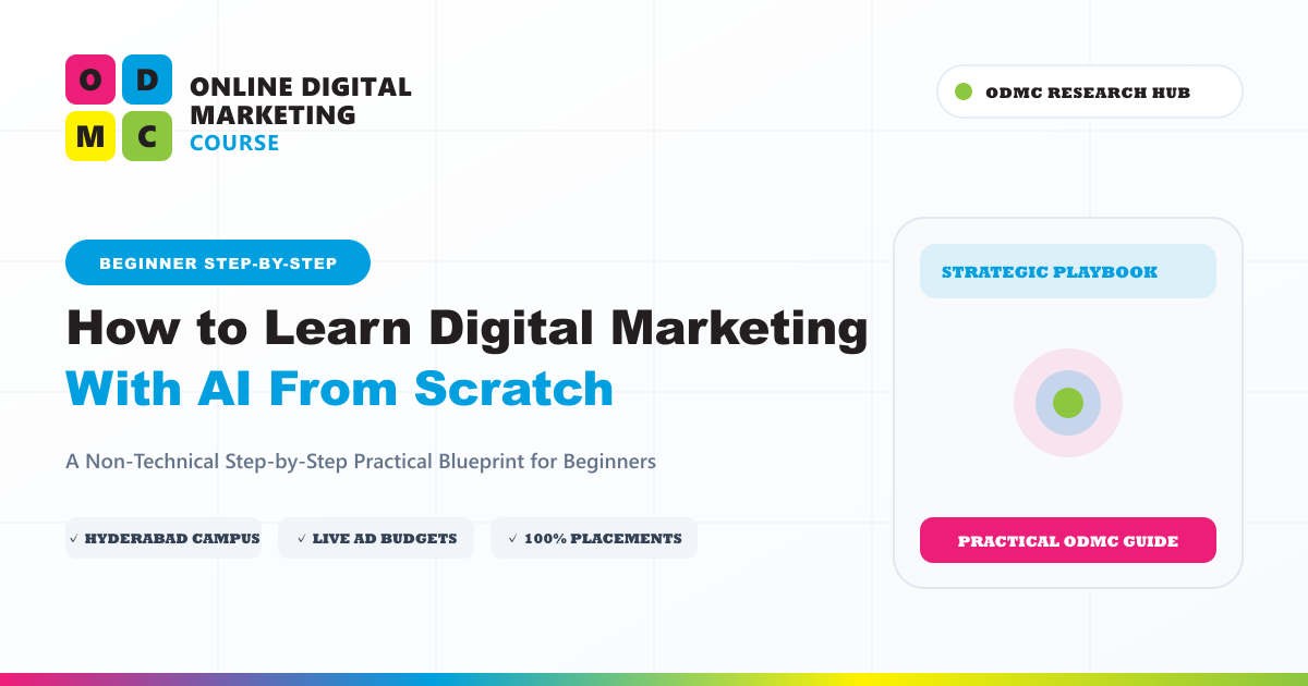 How to Learn Digital Marketing with AI from Scratch (A Step-by-Step Blueprint for Beginners)