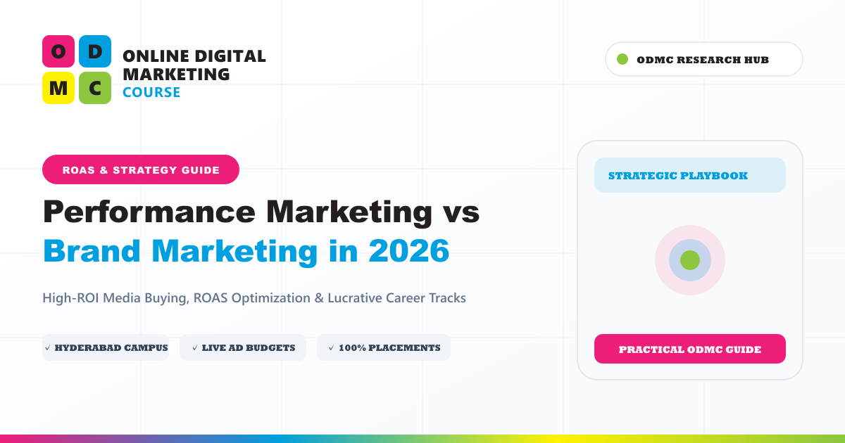 Performance Marketing vs Brand Marketing in 2026: High-ROI Strategies and Lucrative Career Paths