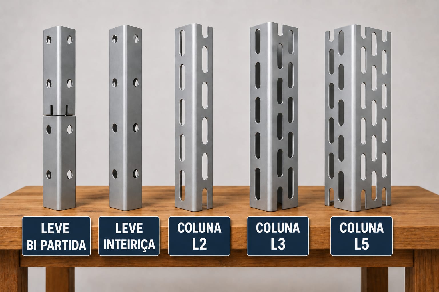 Colunas de Aço