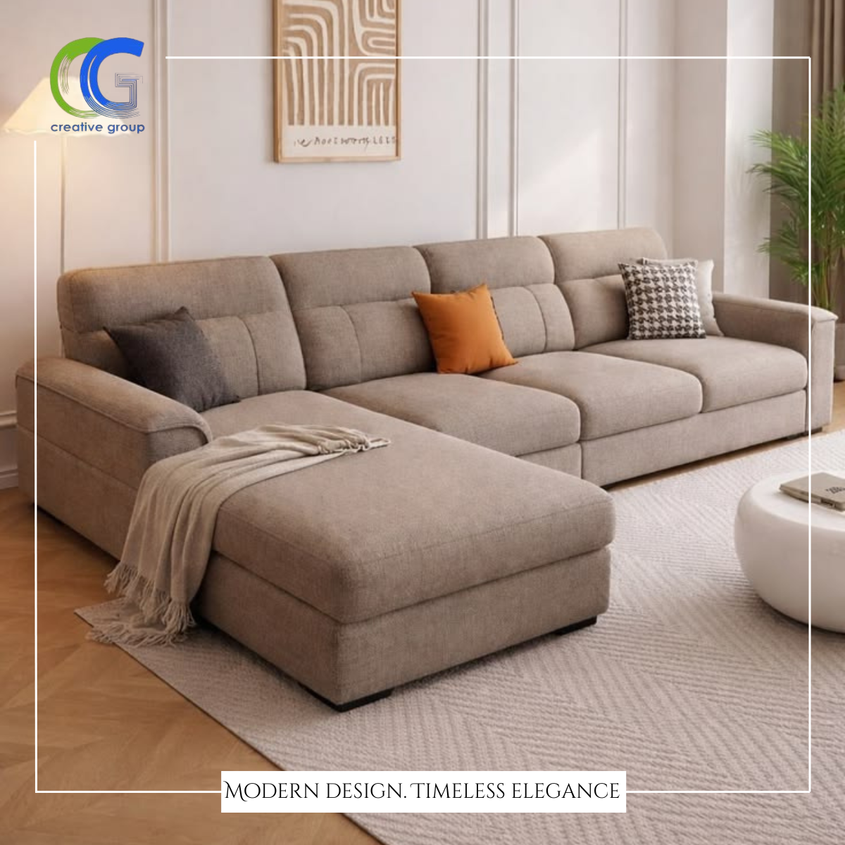 Corner Sofas - Custom design by Creative Group Egypt