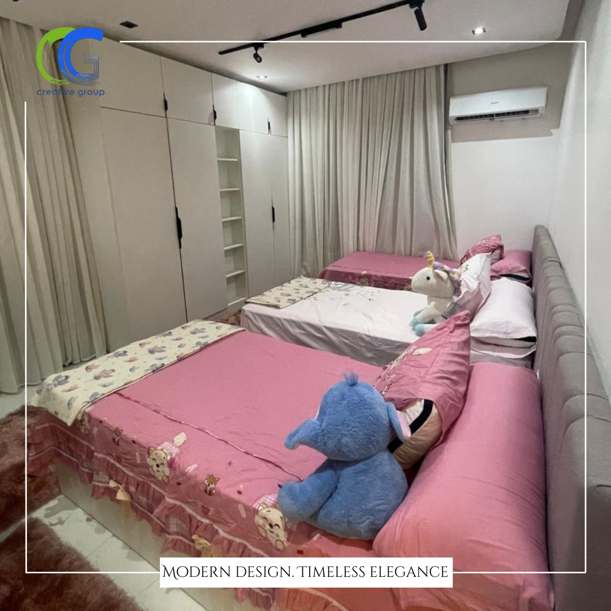 Kids Rooms - Custom design by Creative Group Egypt