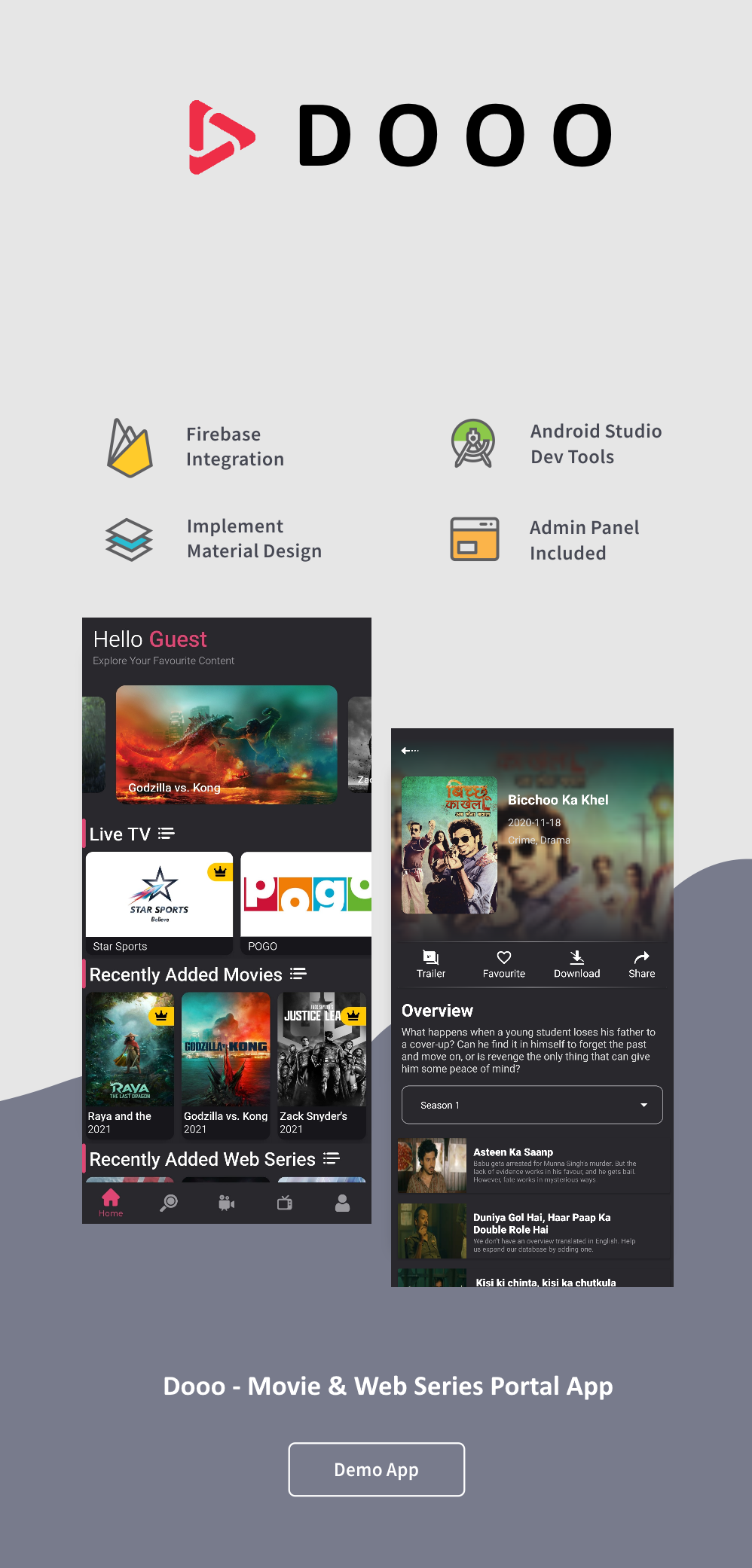 Dooo - Movie & Web Series Portal App User Documentation