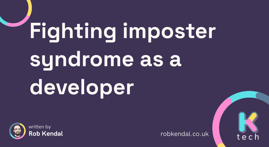 blog header image for article on Fighting imposter syndrome as a developer