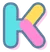 Rob Kendal Freelance Web Developer, a colourful letter K