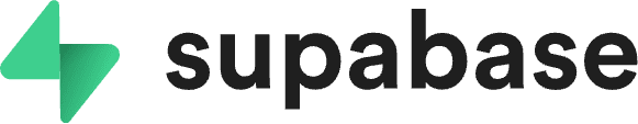 Supabase Partners logo with the words Supabase in light writing and their signature Supabase S