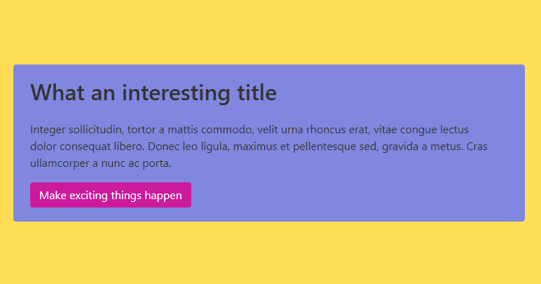 Our custom loaded styles