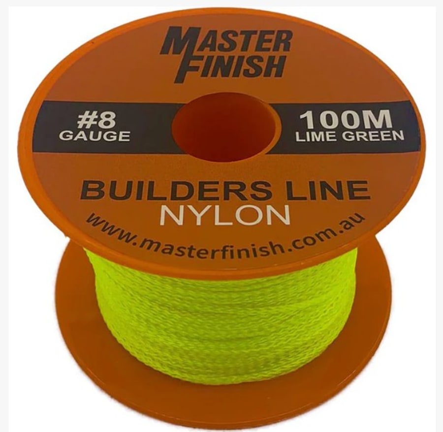Masterfinish Builders Line - 100m Lime Green