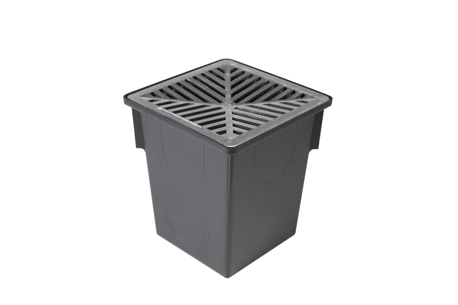 Series 250 Pit Plain Aluminium Concave Grate