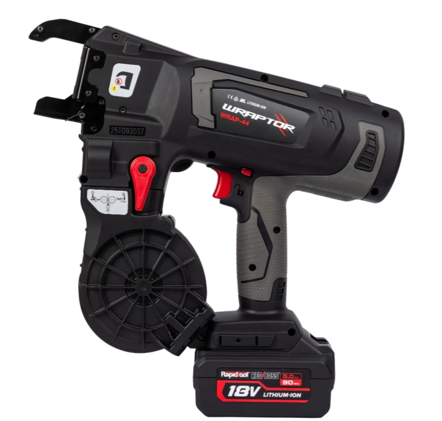 WRAPTOR 1.3mm WRAP-44 Cordless Rebar Tying Machine