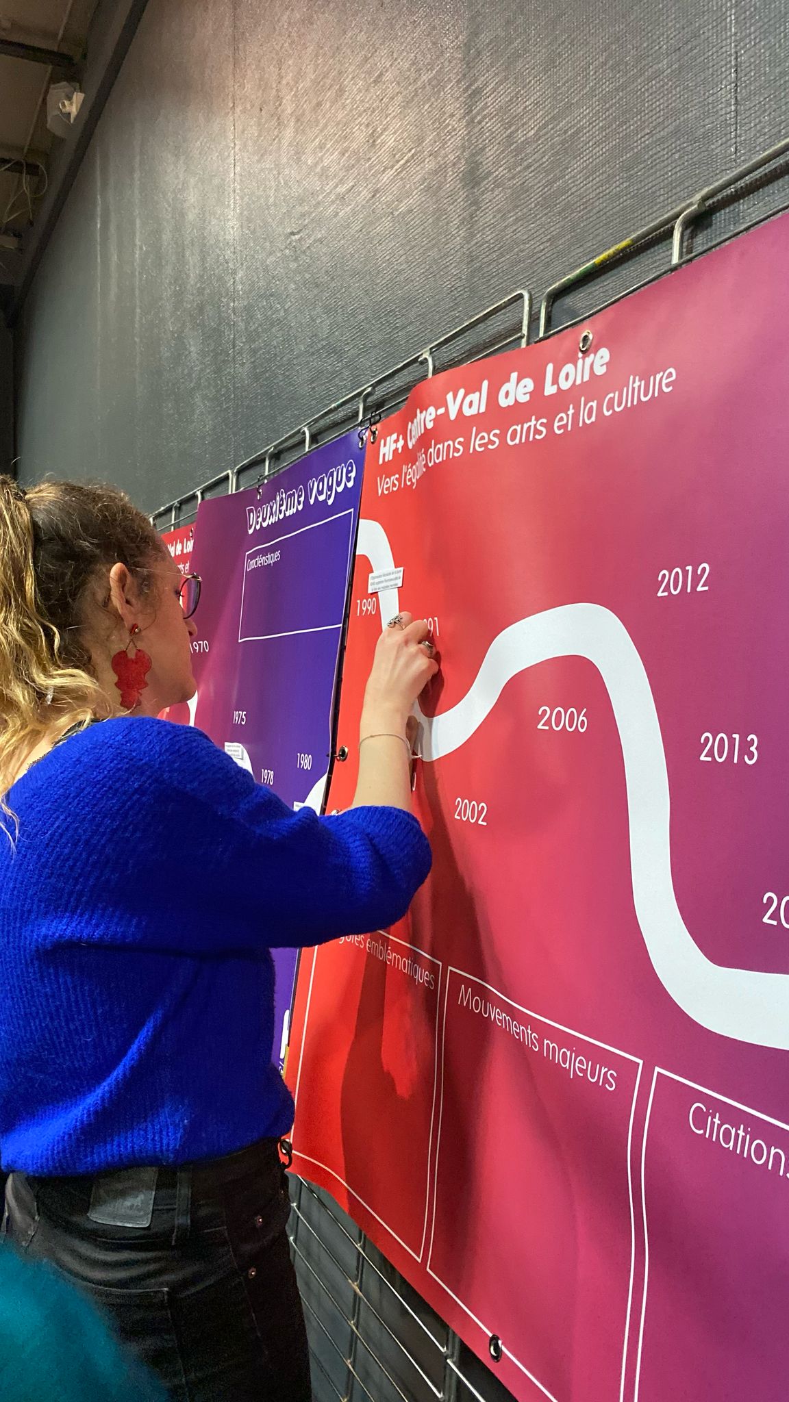 Une participante à un atelier de sensibilisation de l'association