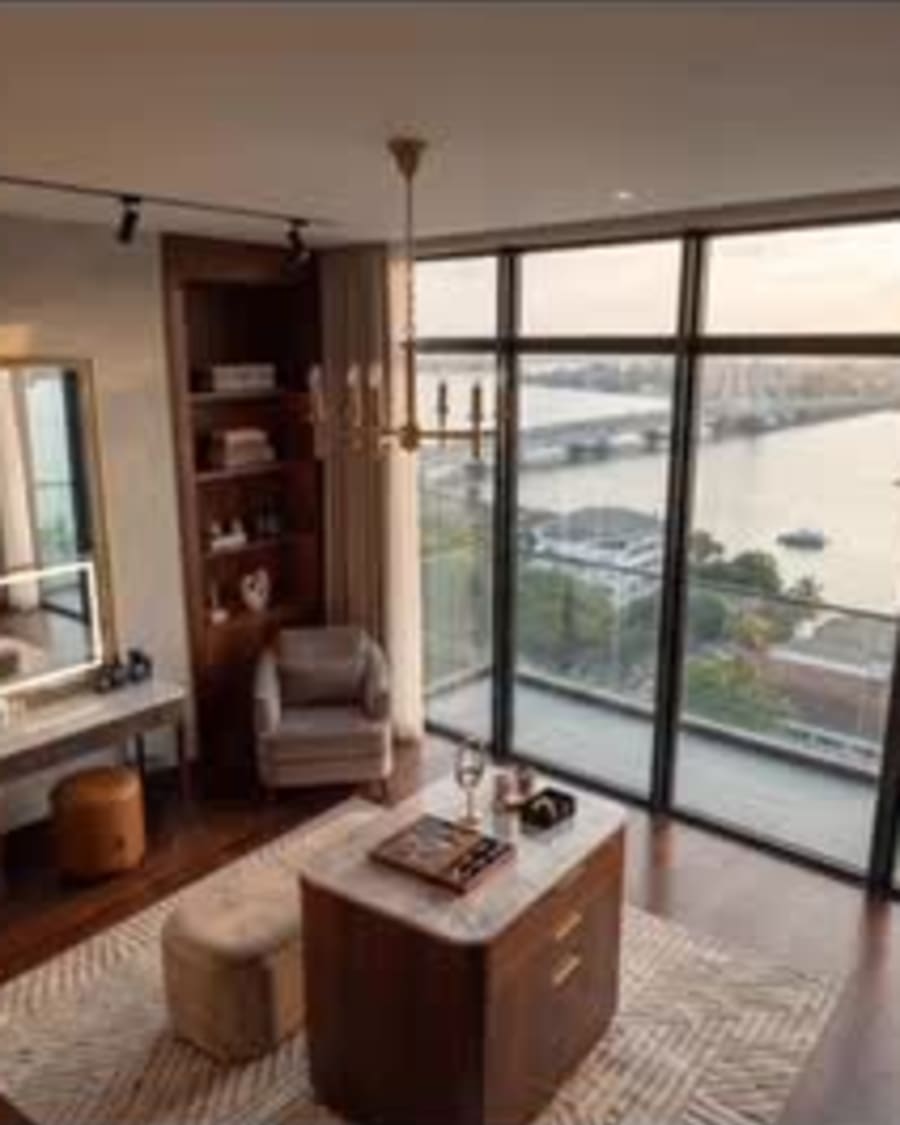 The Brixvia Reset video — a finished living space overlooking the water
