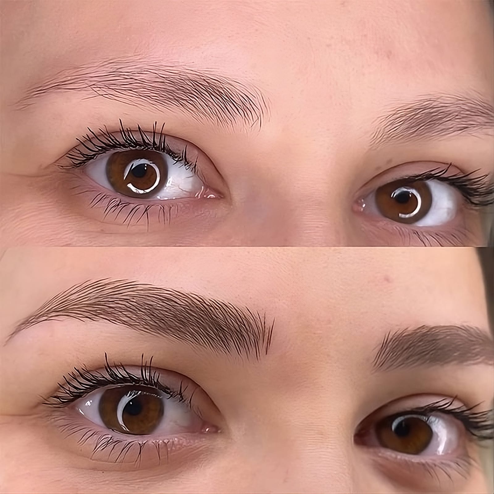 Ejemplo de resultado de microblading de cejas en Toque Perfecto