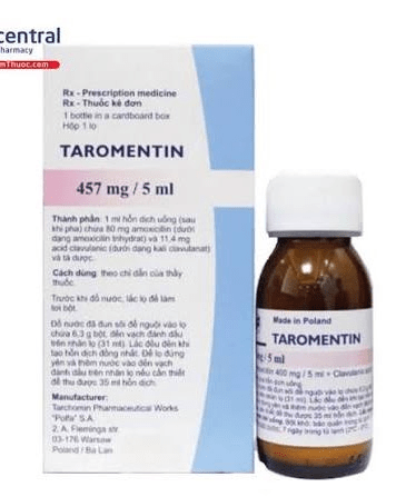 TAROMENTIN 457MG/5ML