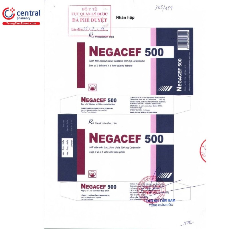  NEGACEF 500