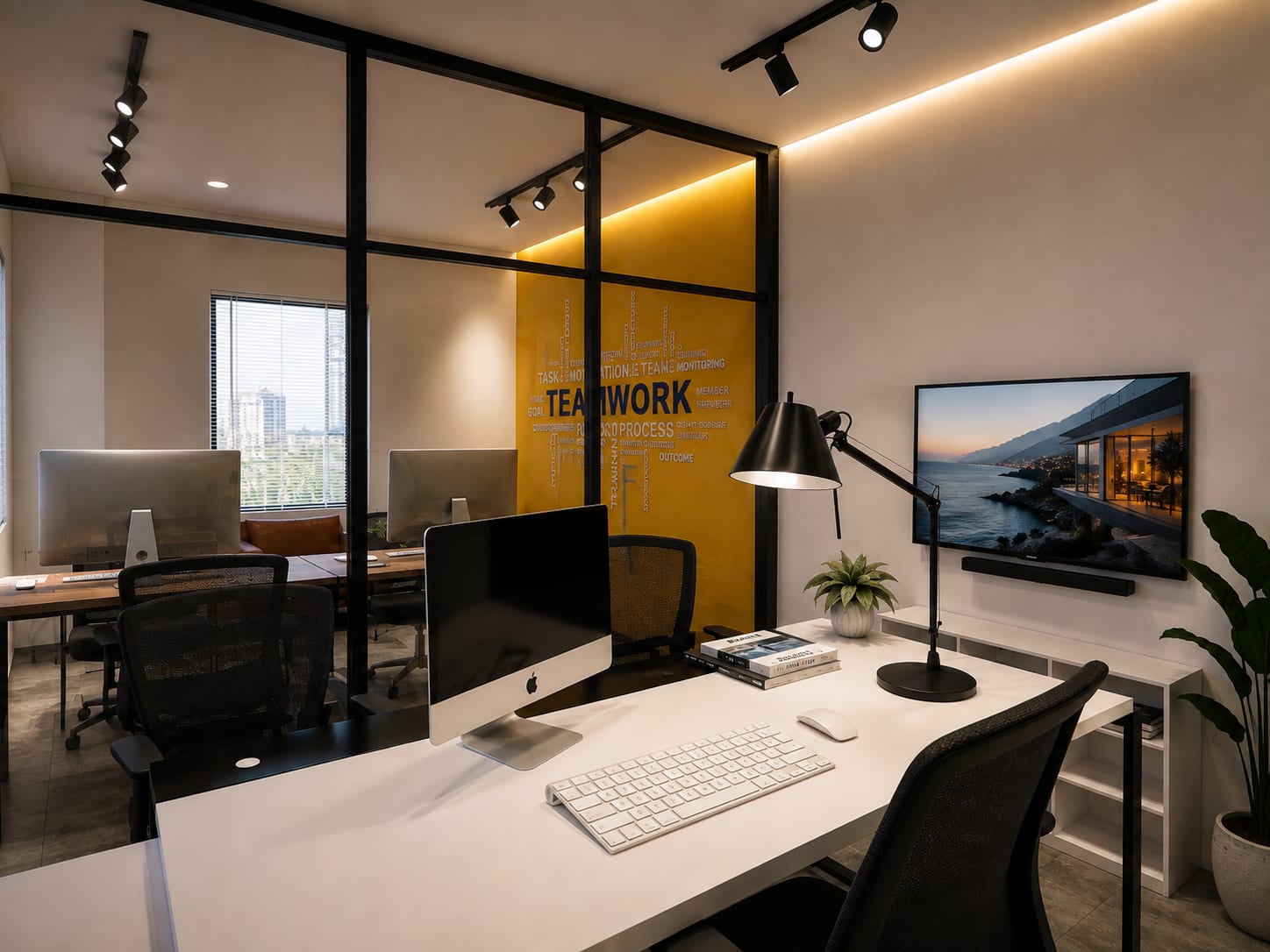 Future Arch Events' Office interior design — Photo 1 by AMZ Interiors Pune