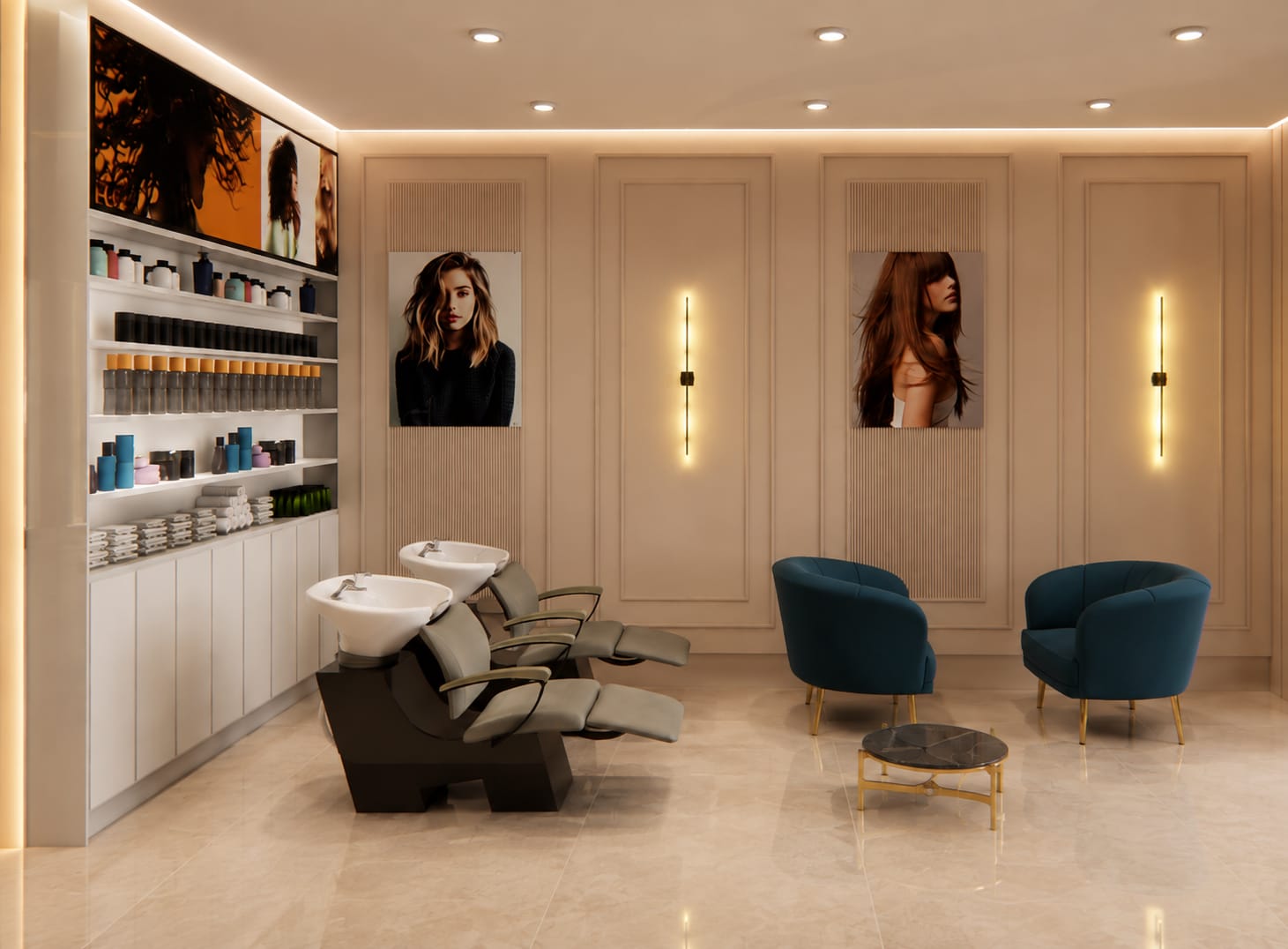 Zoree Salon, Baner interior design — Photo 1 by AMZ Interiors Pune