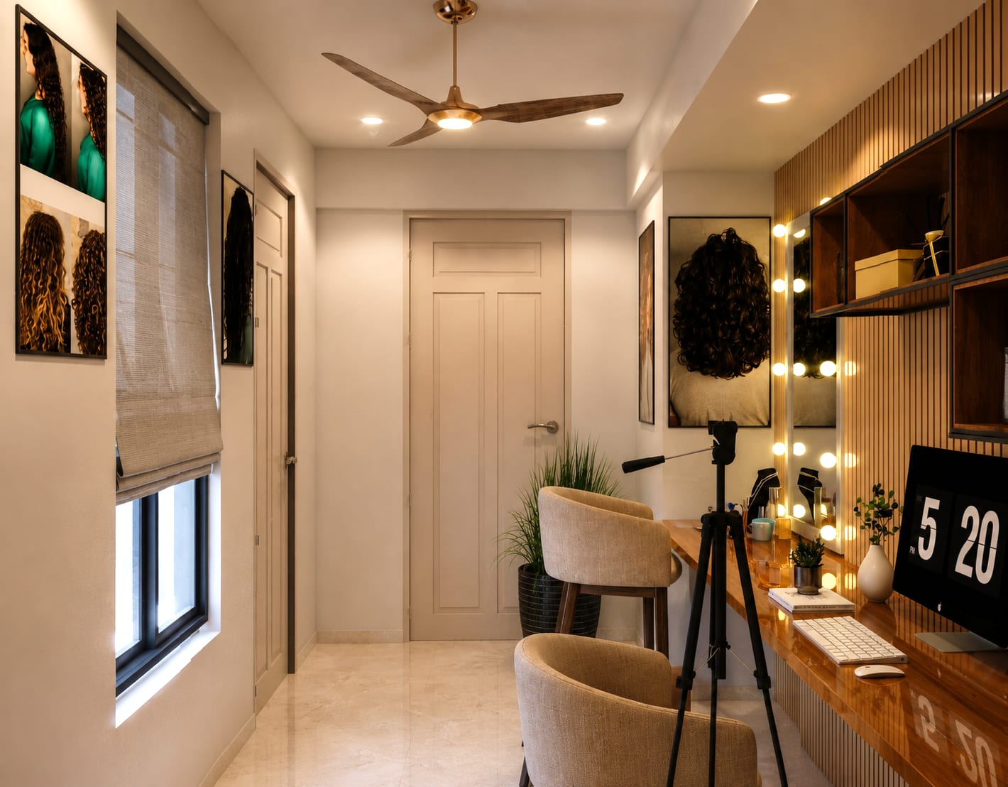 Zoree Salon, Baner interior design — Photo 2 by AMZ Interiors Pune