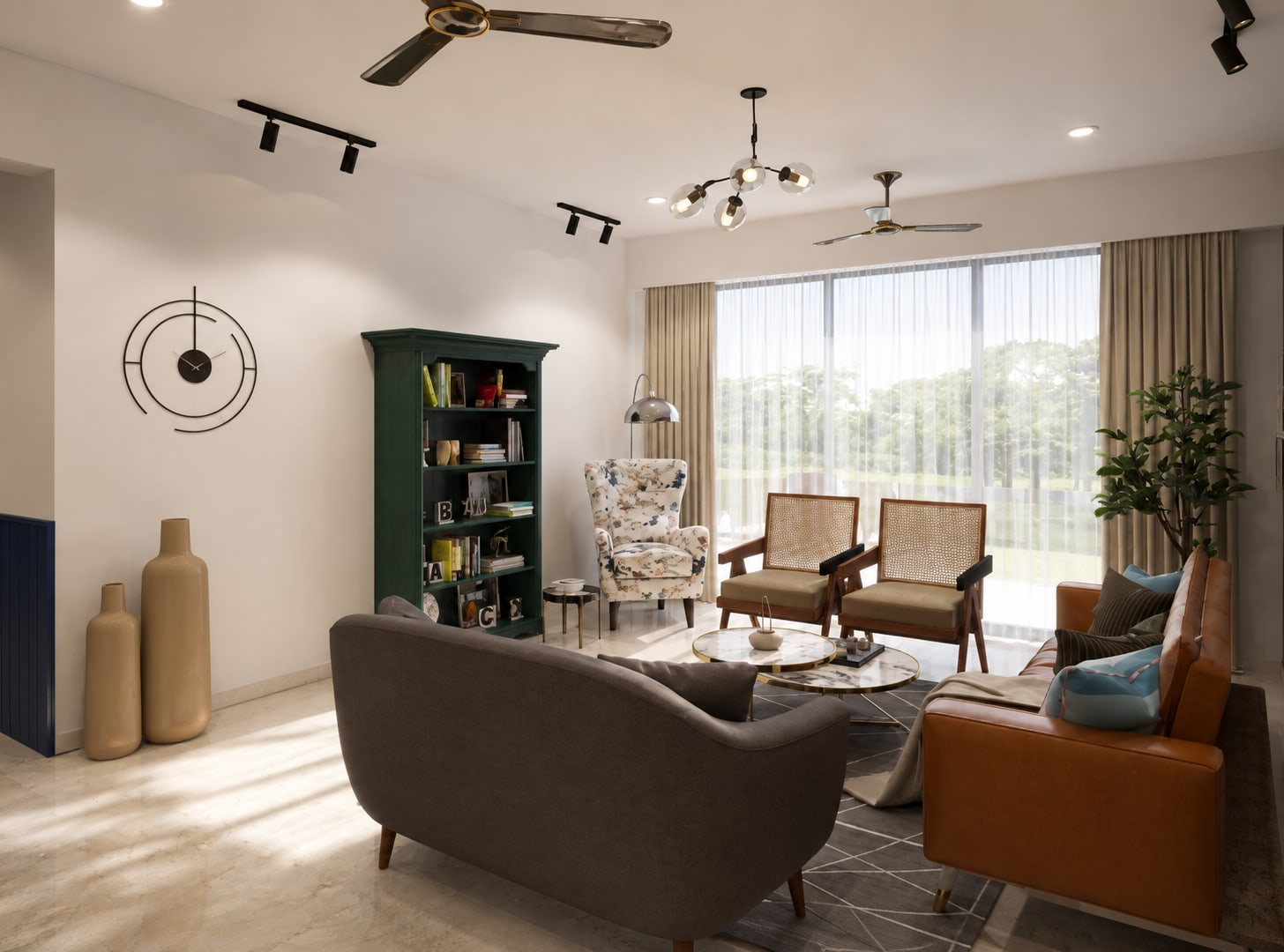 2 BHK Apartment with Refurbished Interiors interior design — Photo 5 by AMZ Interiors Pune