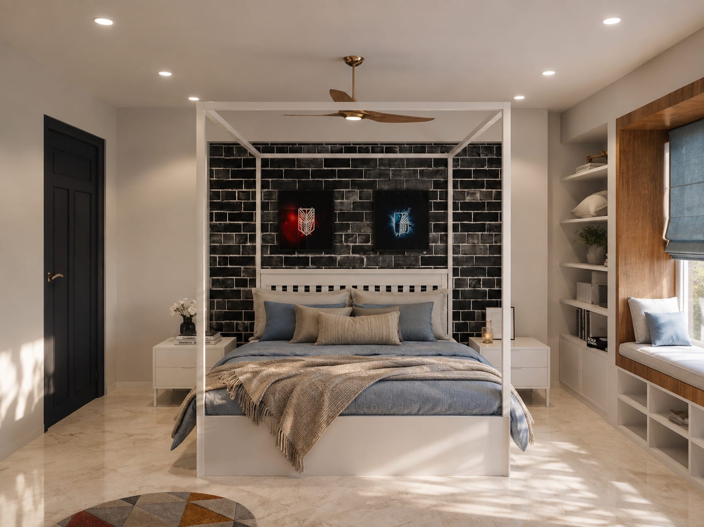 2 BHK Apartment with Refurbished Interiors interior design — Photo 9 by AMZ Interiors Pune