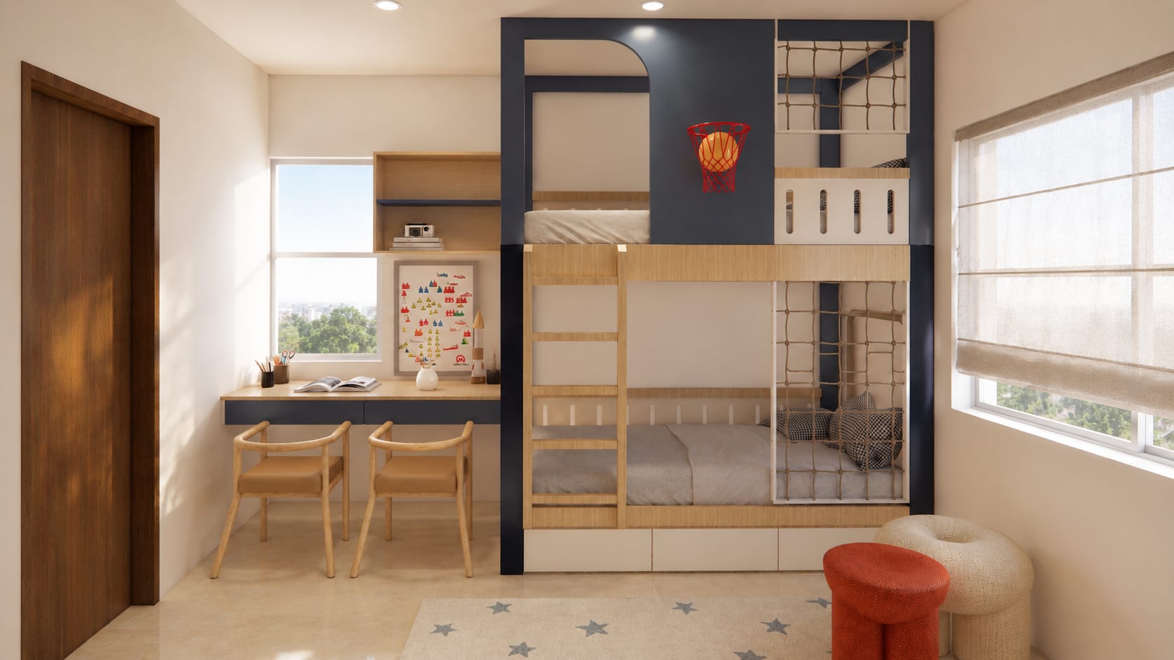 Heritage-Inspired 3 BHK Residence interior design — Showcase view by AMZ Interiors Pune