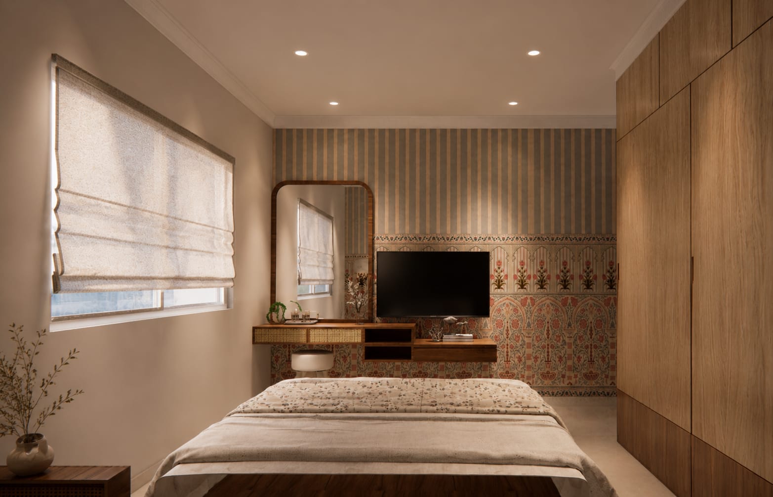 Heritage-Inspired 3 BHK Residence interior design — Photo 2 by AMZ Interiors Pune