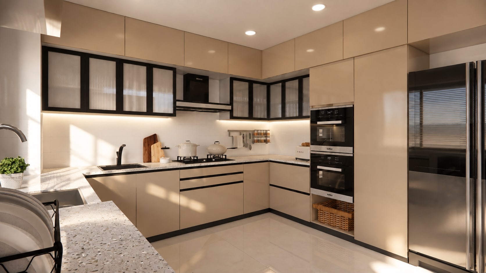 Heritage-Inspired 3 BHK Residence interior design — Photo 5 by AMZ Interiors Pune