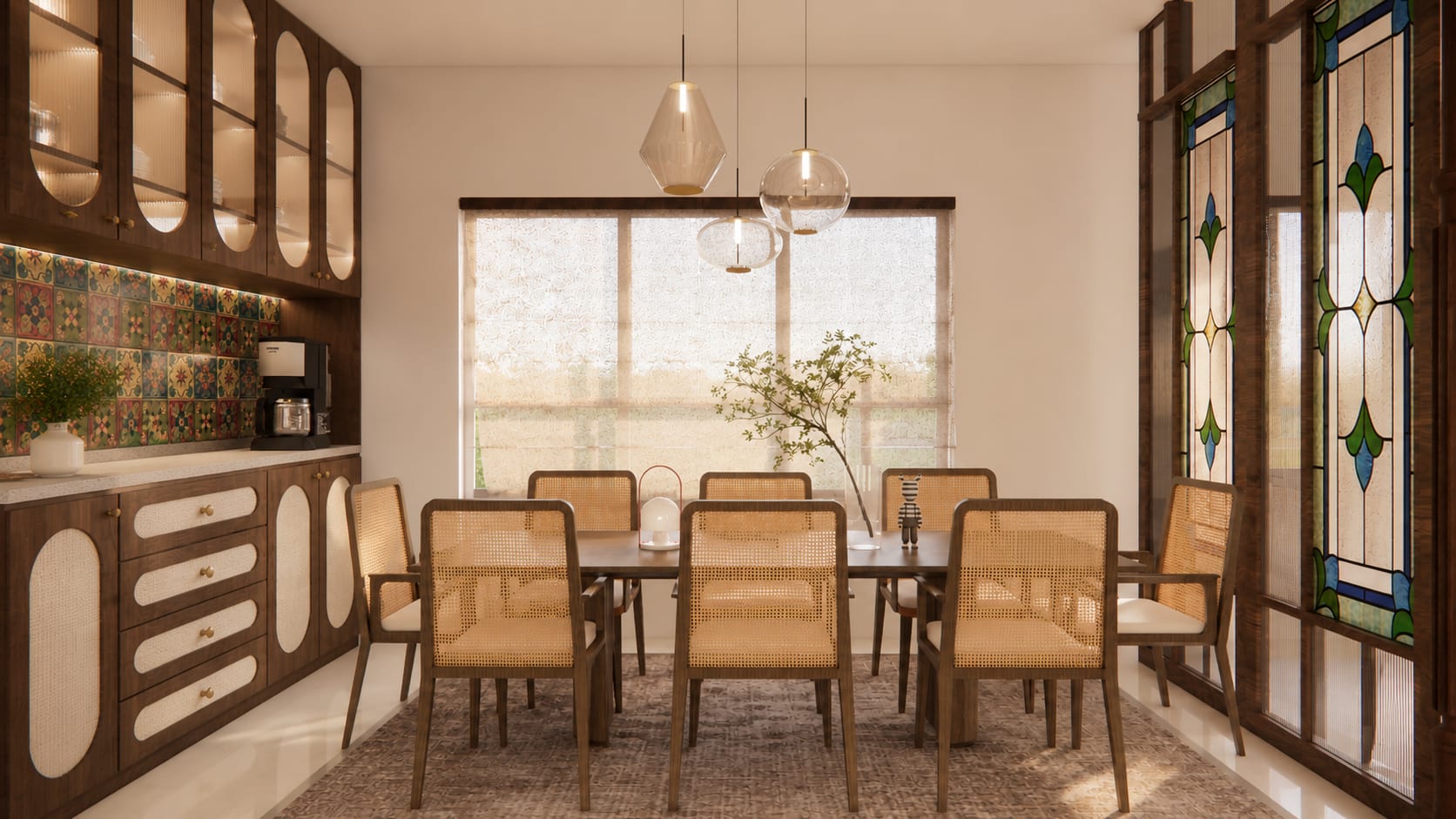 Heritage-Inspired 3 BHK Residence interior design — Photo 6 by AMZ Interiors Pune