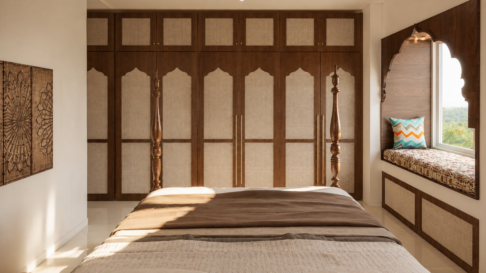 Heritage-Inspired 3 BHK Residence interior design — Photo 9 by AMZ Interiors Pune