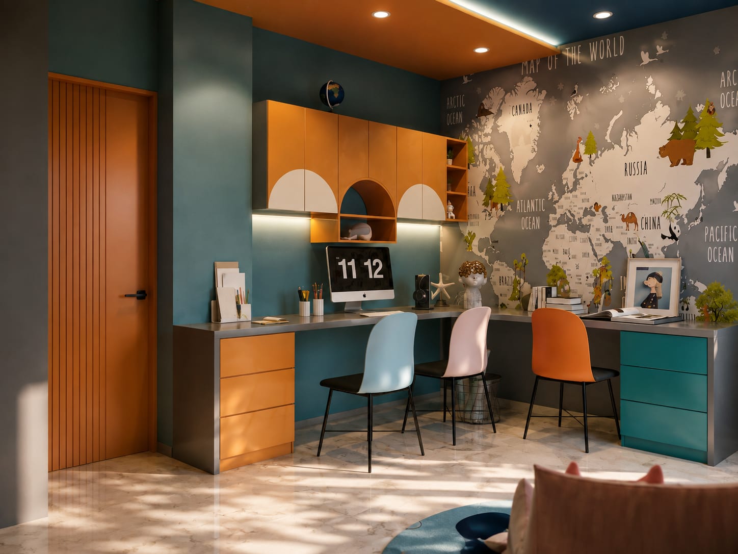 5 BHK Luxury Residence interior design — Photo 9 by AMZ Interiors Pune