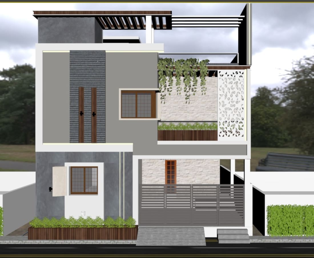 Contemporary 3BHK Individual House at Vadavalli, Near Amrita University, Coimbatore