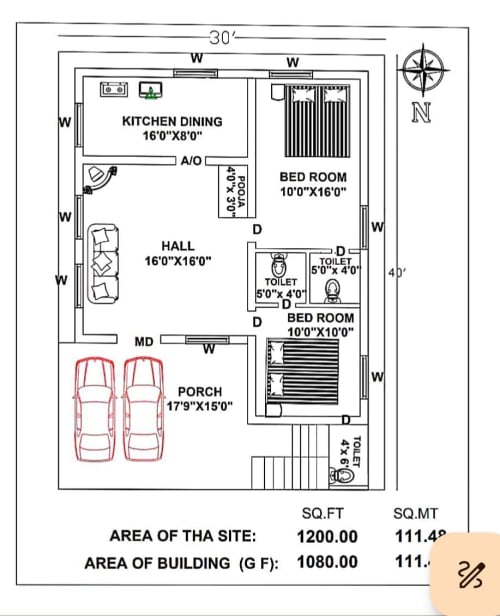 SV Infra Builders & Developers நிறுவனத்தின் முடிக்கப்பட்ட கட்டுமானப் பணி