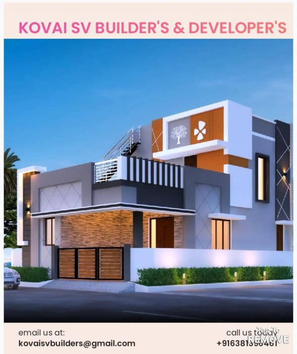 Elegant 2BHK Home with Modern Elevation — Singanallur, Near Tidel Park