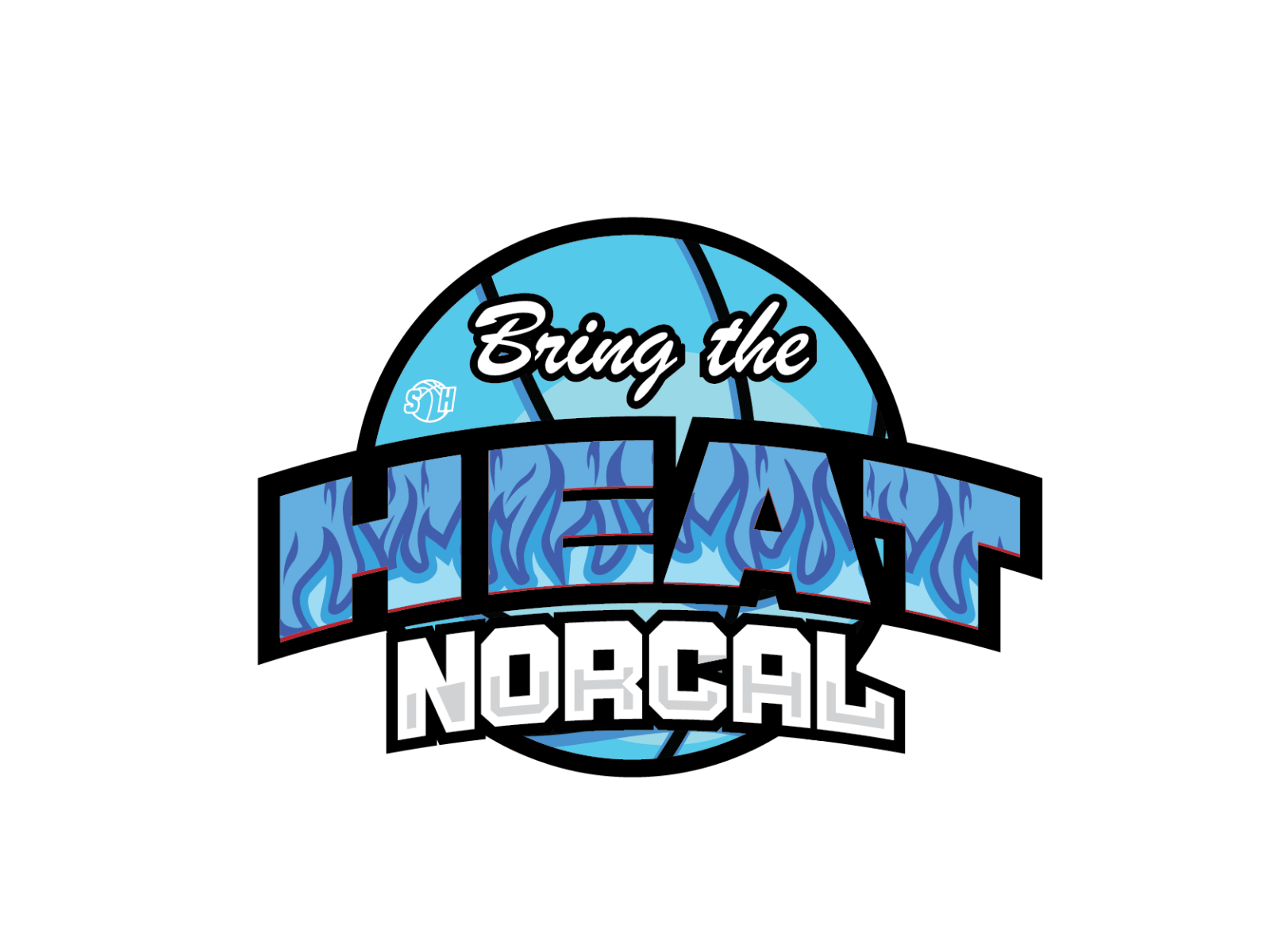 Strictly Hoops Bring the Heat NorCal logo