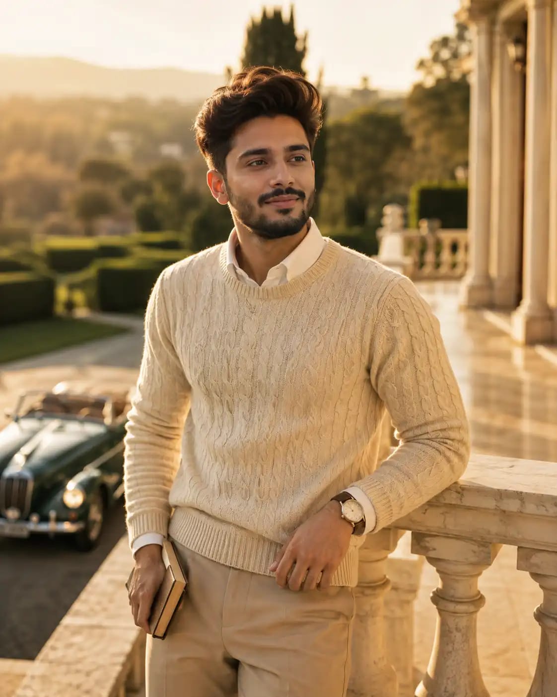 Old-Money Luxury Lifestyle Glow-Up Portrait