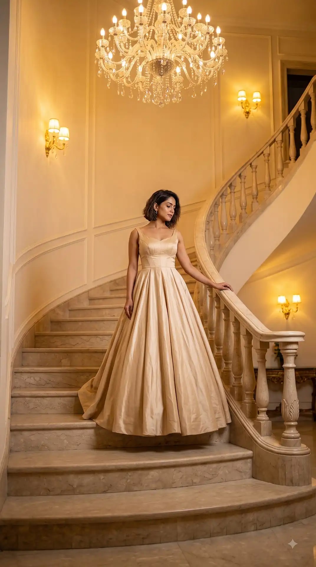 Grand Staircase Ballgown Twirl Reveal Video Clip