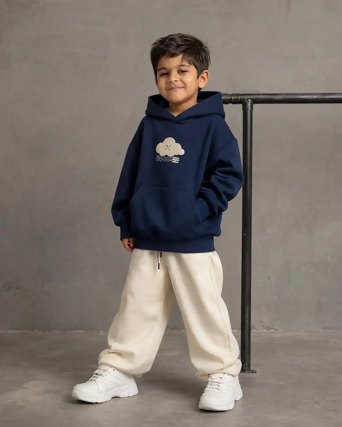 Oversized Streetwear Studio Portrait