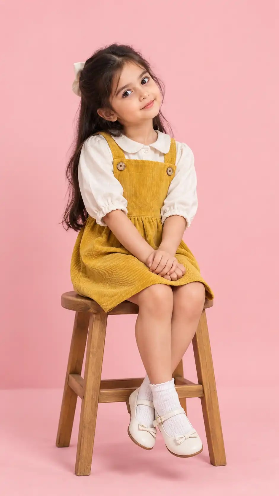 Minimalist Kids Photo-Booth Editorial | Clean Studio Portrait